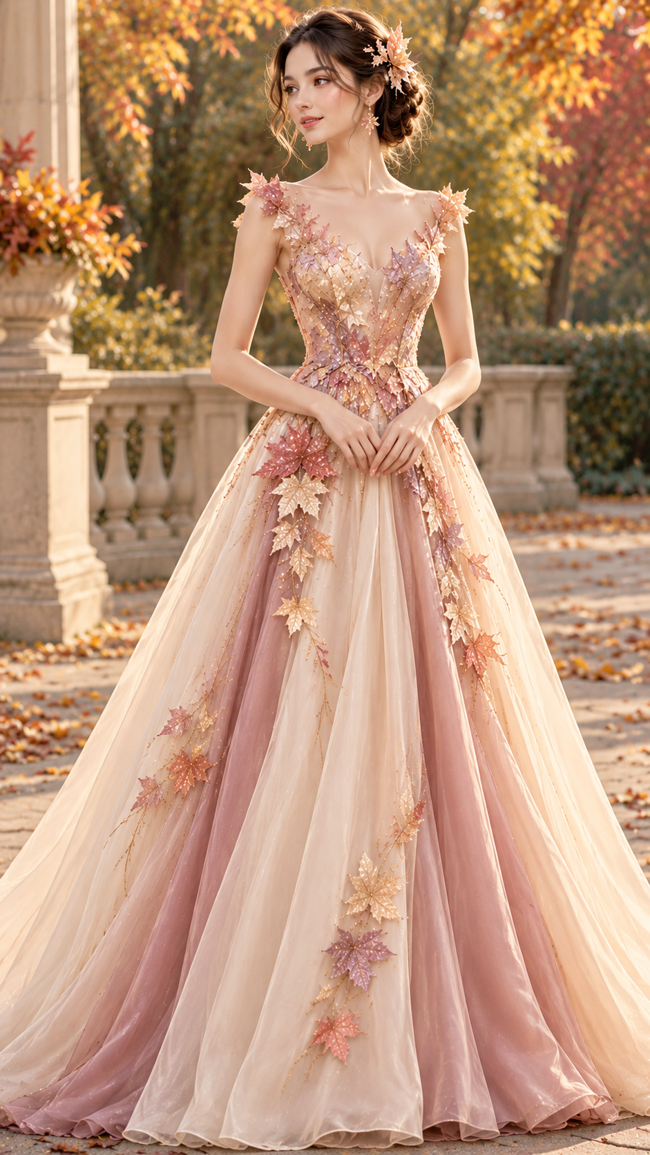 Autumn Whisper Gown — view 1